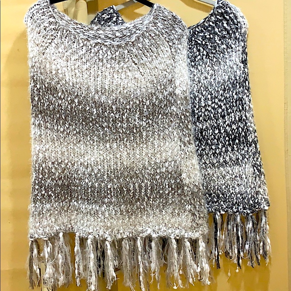 Poncho, scarf or wrap